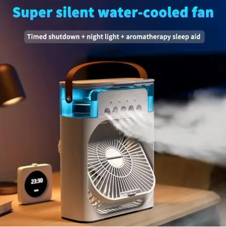 TechTok Chill™ 🧊 3-in-1 Fan Humidifier & LED ✨💧
