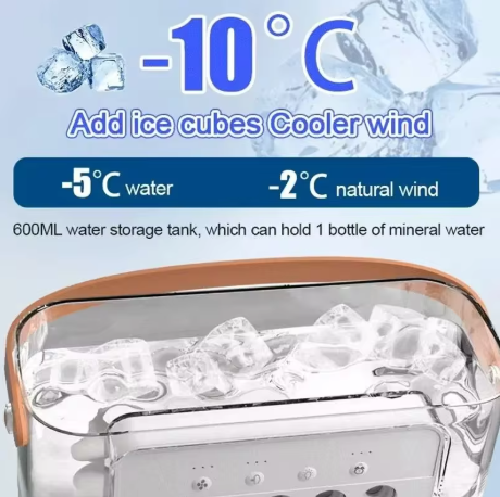 TechTok Chill™ 🧊 3-in-1 Fan Humidifier & LED ✨💧