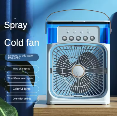 TechTok Chill™ 🧊 3-in-1 Fan Humidifier & LED ✨💧