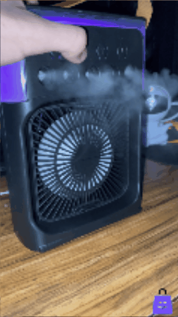 TechTok Chill™ 🧊 3-in-1 Fan Humidifier & LED ✨💧