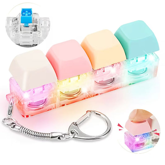 TechTok CalmClick™ ✨ Stress-Relief Fidget Keychain 🌀🧠