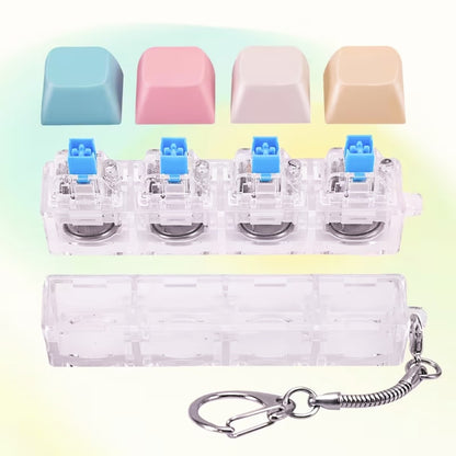 TechTok CalmClick™ ✨ Stress-Relief Fidget Keychain 🌀🧠